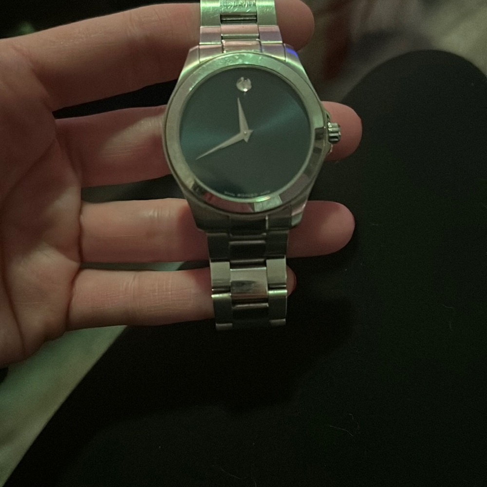 Movado Museum edition, large face. Needs a new battery